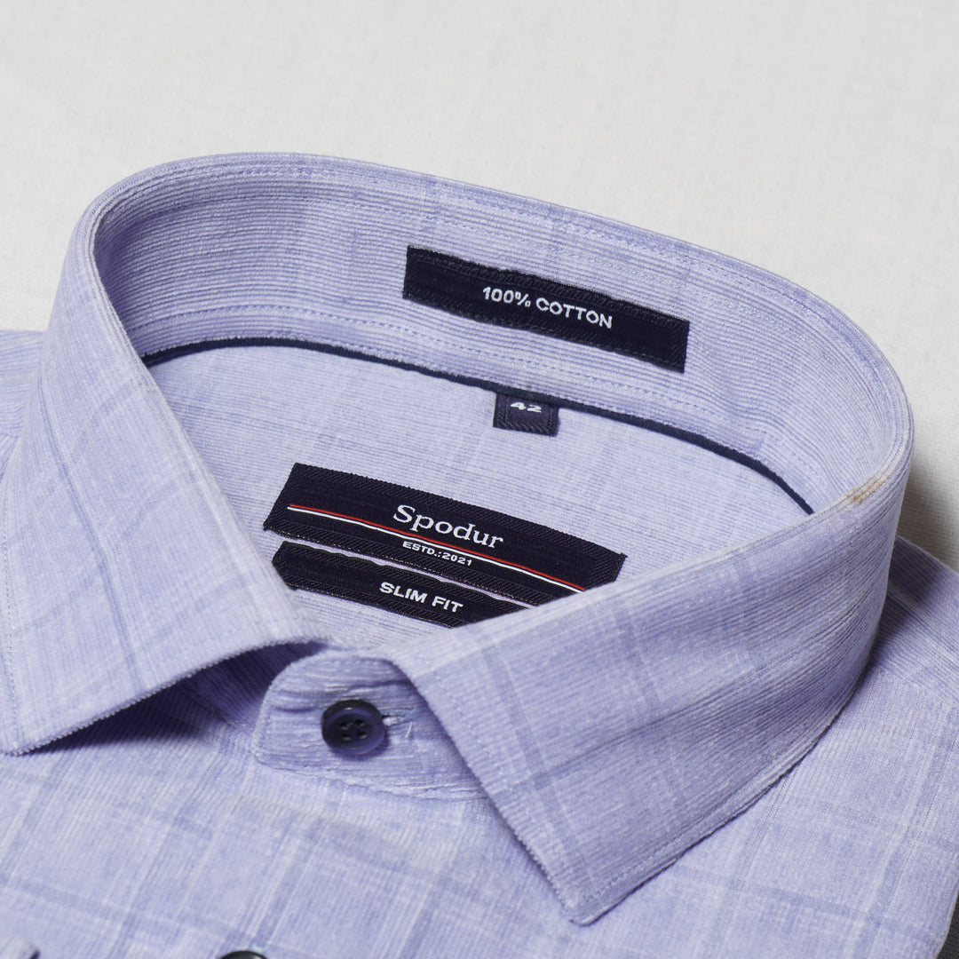 Men's Premium Cotton Shirt with Water color Checks