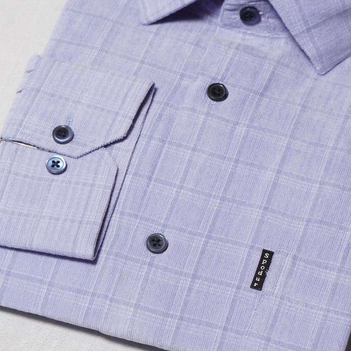 Men's Premium Cotton Shirt with Water color Checks